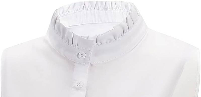 اندازه‌ گیری الگوی یقه ایستاده جدا