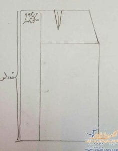 الگوی دامن پیلی دار