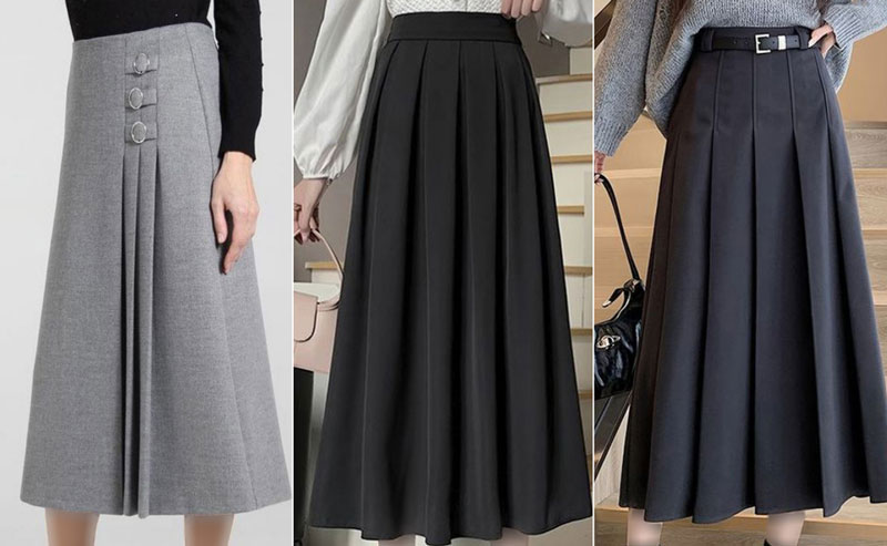 انواع پیلی در دامن پیلی دار و نحوه پیاده‌ سازی آن‌ها 