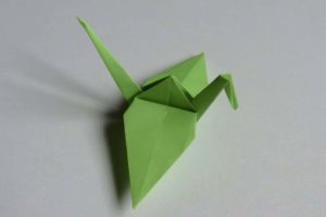 آموزش پرنده درنای اوریگامی