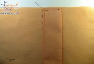 آموزش دوخت دامن پیلی دار