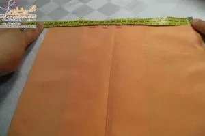 آموزش دوخت دامن پیلی دار