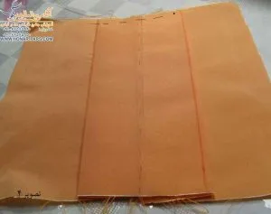 آموزش دوخت دامن پیلی دار