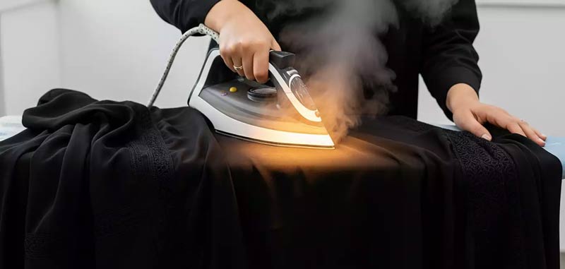 اتوکشی نهایی دوخت چادر ساده