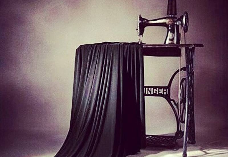 برش زدن و تکنیک‌ های گرد کردن پایین چادر ساده