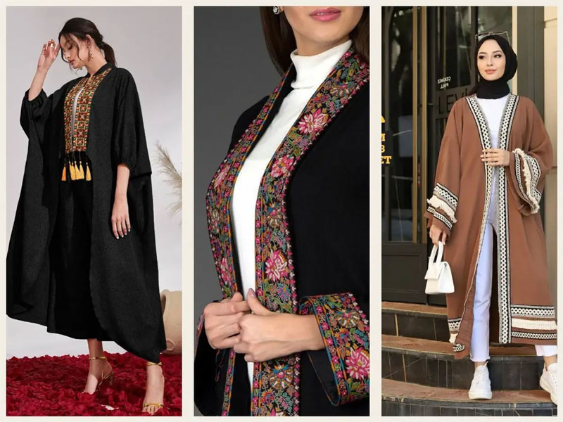 انتخاب پارچه مناسب برای تزئینات و جزئیات مانتو مجلسی