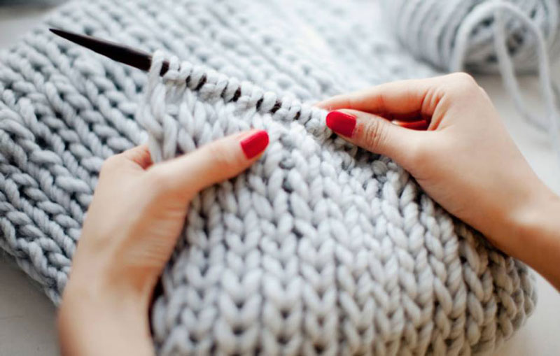 آموزش تریکو بافی