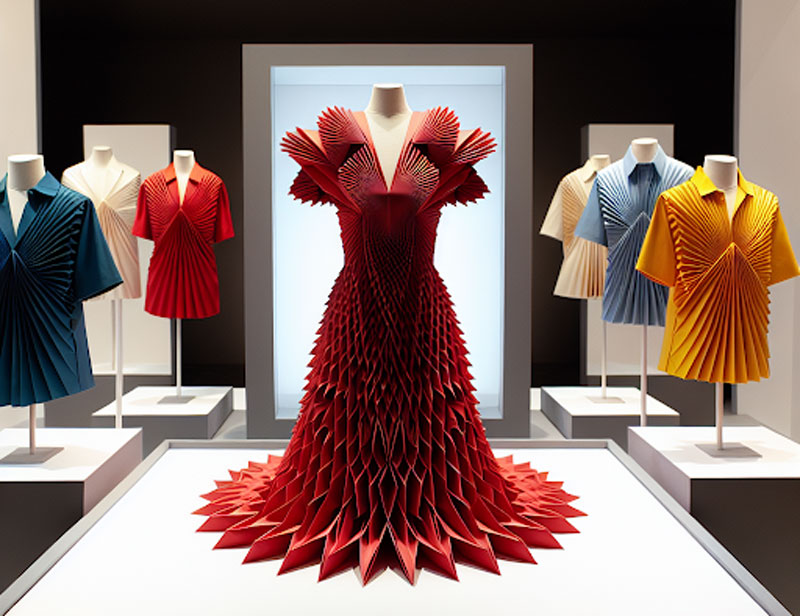 استفاده از هنر اوریگامی در طراحی کفش