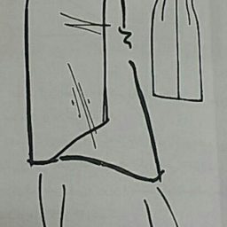 دامن لنگی زاویه دار