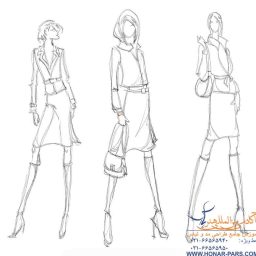 طراحی دست و پا با مداد